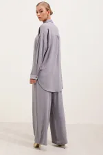 6631 Oversize Alt-Üst Takım - Gri