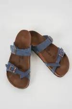 Unisex Ortopedik Terlik 010181 - Lacivert