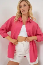 Chemise basique longue oversize 3900 - Grenade