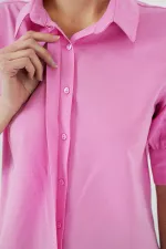 Chemise à manches courtes pour femme 20312 - Rose