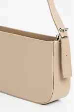 Sac bandoulière baguette uni 010172 - Beige