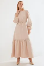2483 Long Dress - Cream