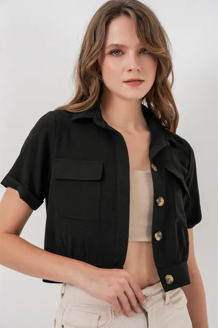 Veste courte 0663 - Noire