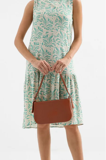 Sac bandoulière baguette uni 010172 - Beige