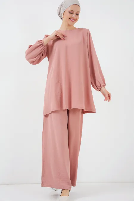 Ensemble tunique et pantalon Ayrobin 6712 - Saumon