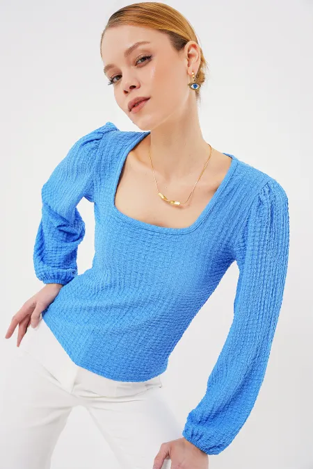 Chemisier à manches longues 0442 - Saxe