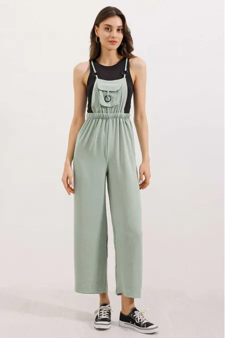 7023 Salopette de jardinier à bretelles - Çağla