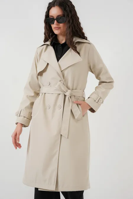 Trench-coat croisé 5918 - Beige
