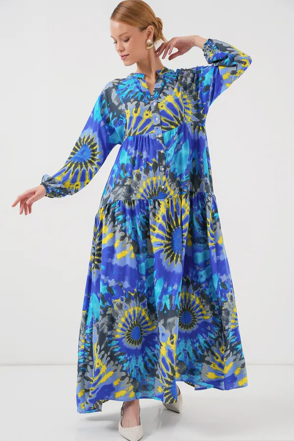 Robe hijab à motifs authentiques 2423 - N. Saks