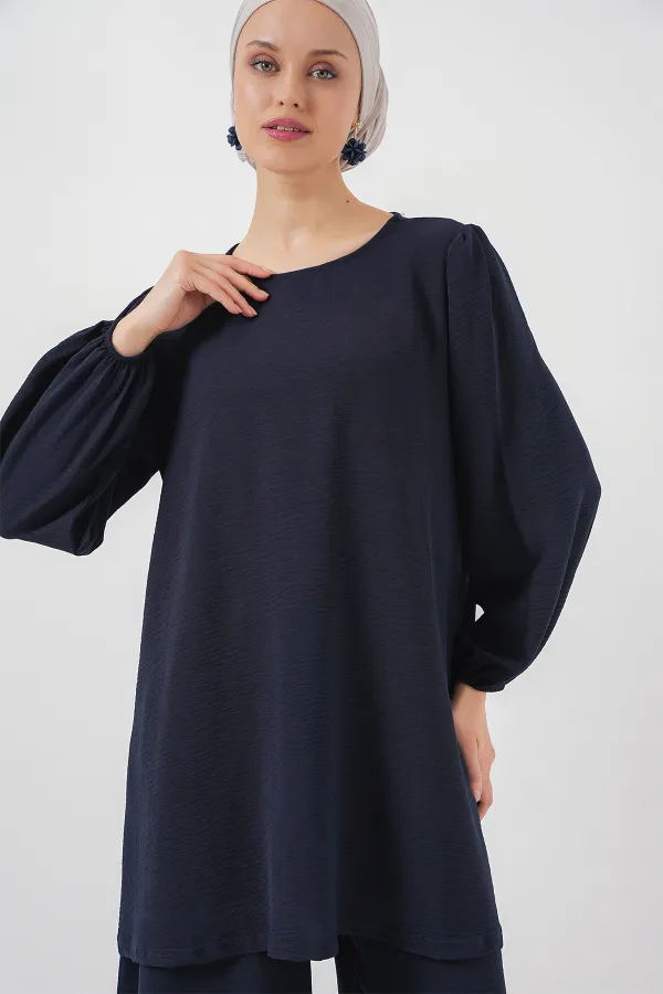 Ayrobin Tunik Pantolon Alt Üst Takım 6712 - Lacivert