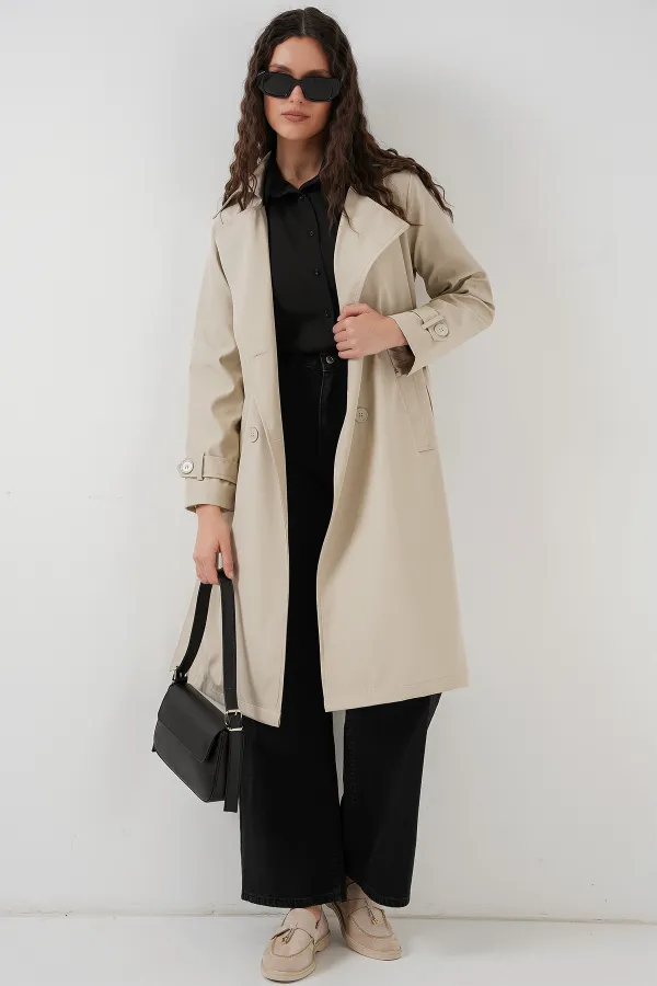 Trench-coat croisé 5918 - Beige