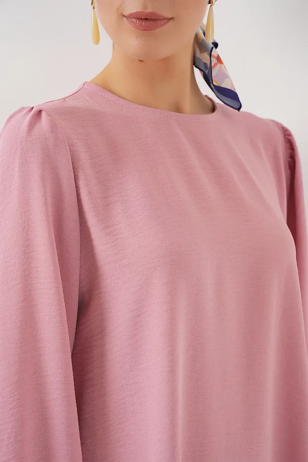 Ayrobin Tunic Trousers Top and Bottom Set 6712 - Powder