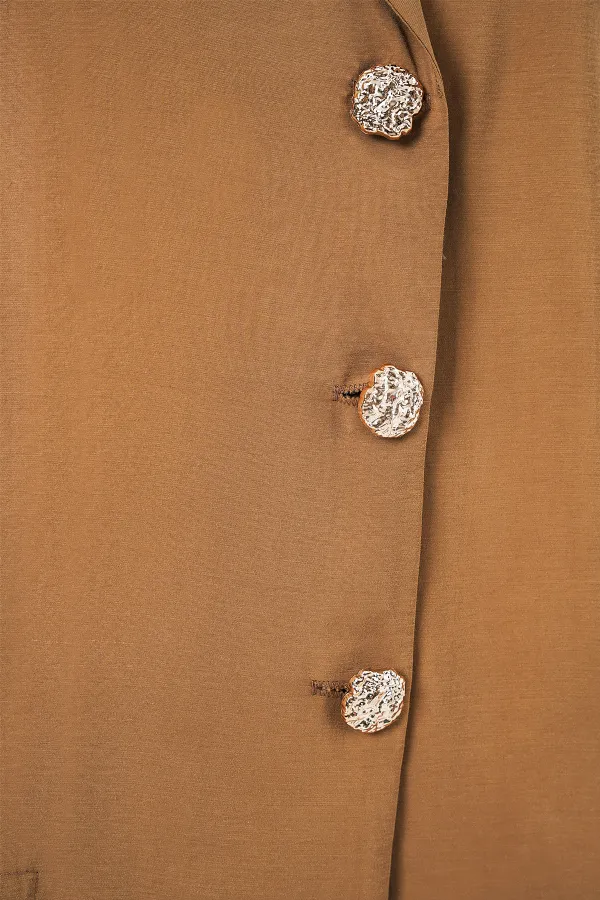 Women's Jacket and Trousers Two-Piece Set 30065 - Tan