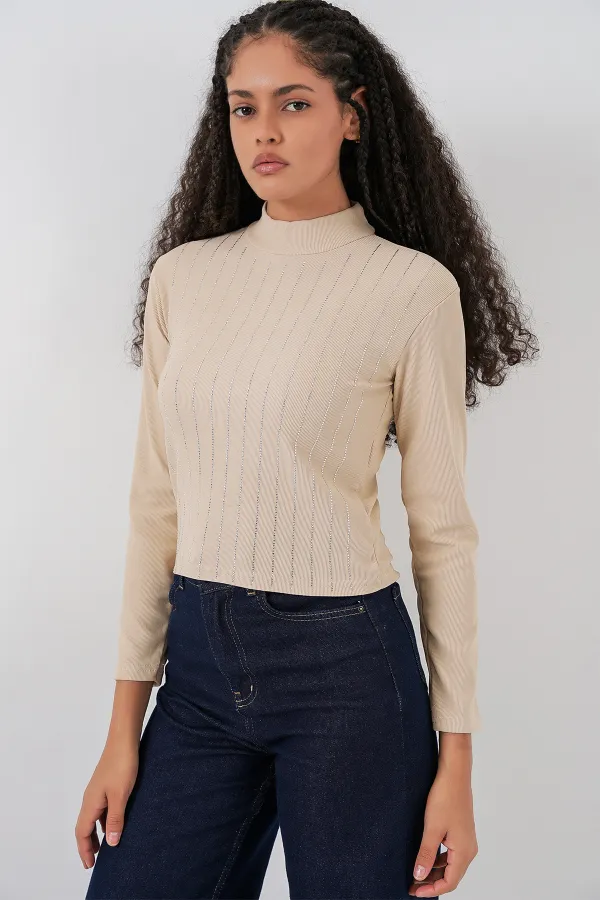 922 Taşlı Body - Bisküvi