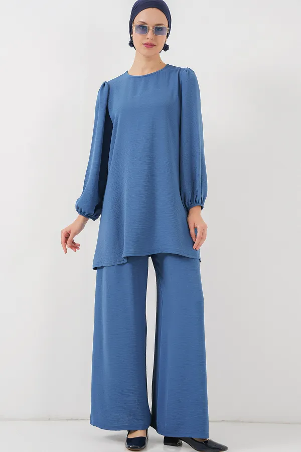 Ensemble tunique et pantalon Ayrobin 6712 - Indigo