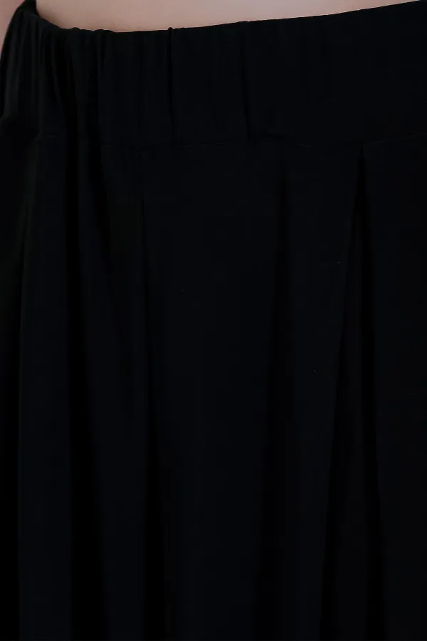 Pantalon harem noir pour femme 6659