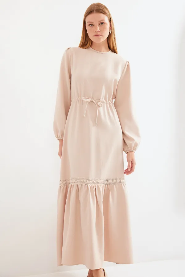 2483 Long Dress - Cream