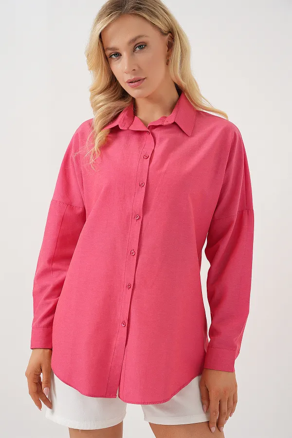 Chemise basique longue oversize 3900 - Grenade