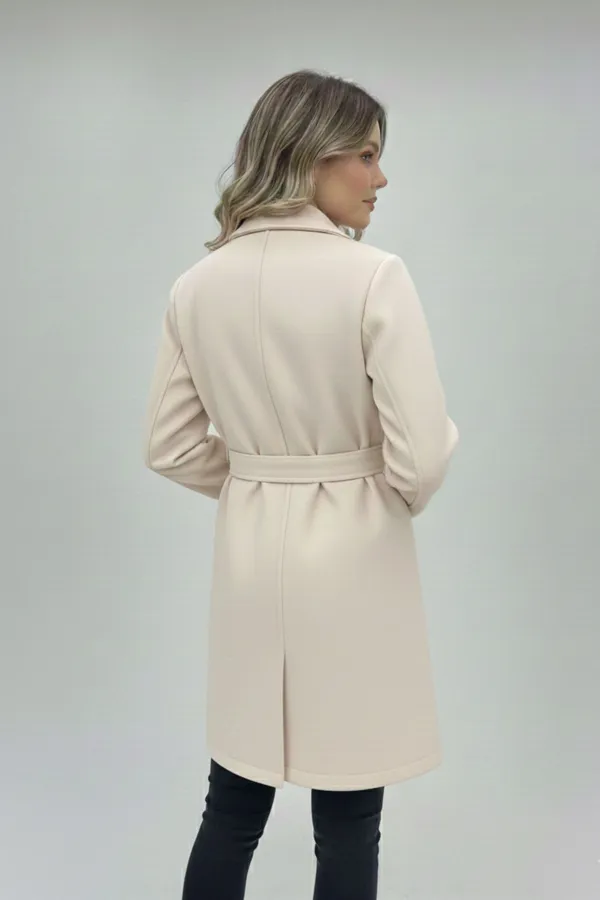Kadın Kuşaklı Kaban 9171 - Ekru
