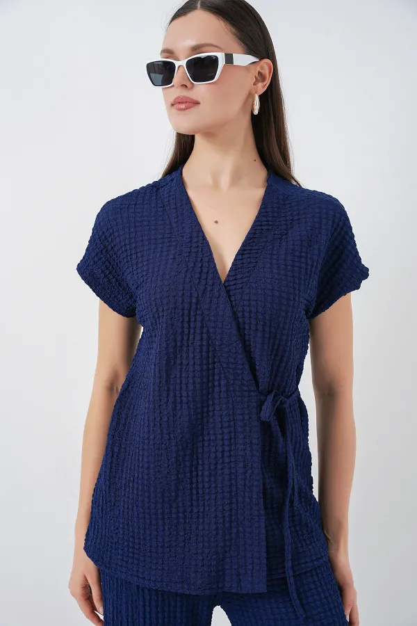 Kadın Örme İkili Takım 30064 - Lacivert