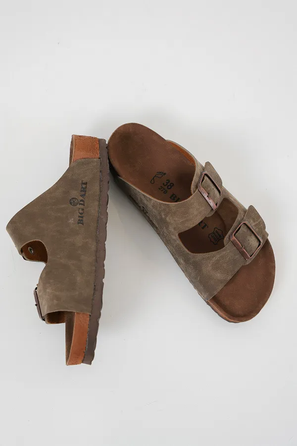 Unisex Ortopedik Terlik 010182 - Vizon Unisex Ortopedik Terlik 010182 - Vizon