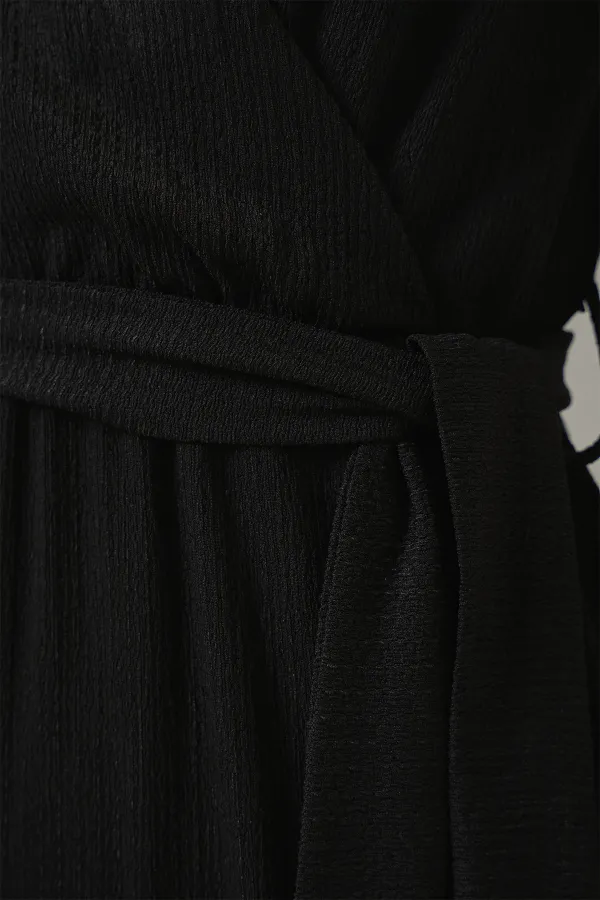 Salopette tricotée 7021 - Noire