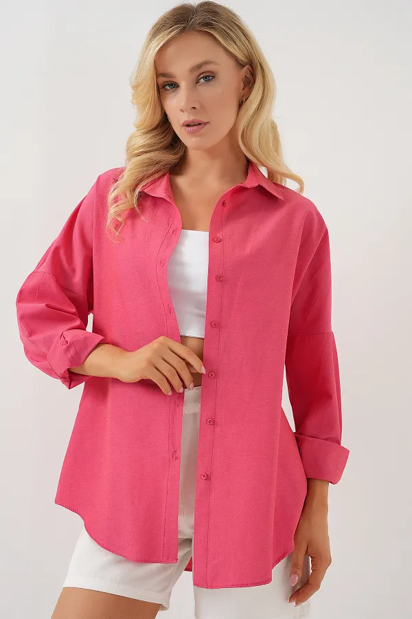 Chemise basique longue oversize 3900 - Grenade