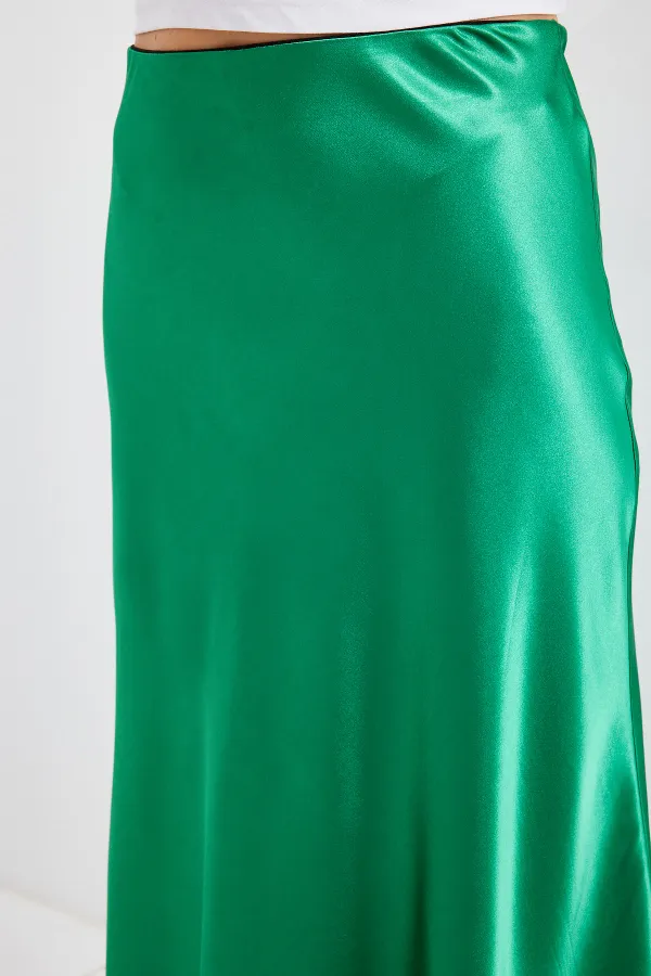 Jupe en satin 15806 - Vert