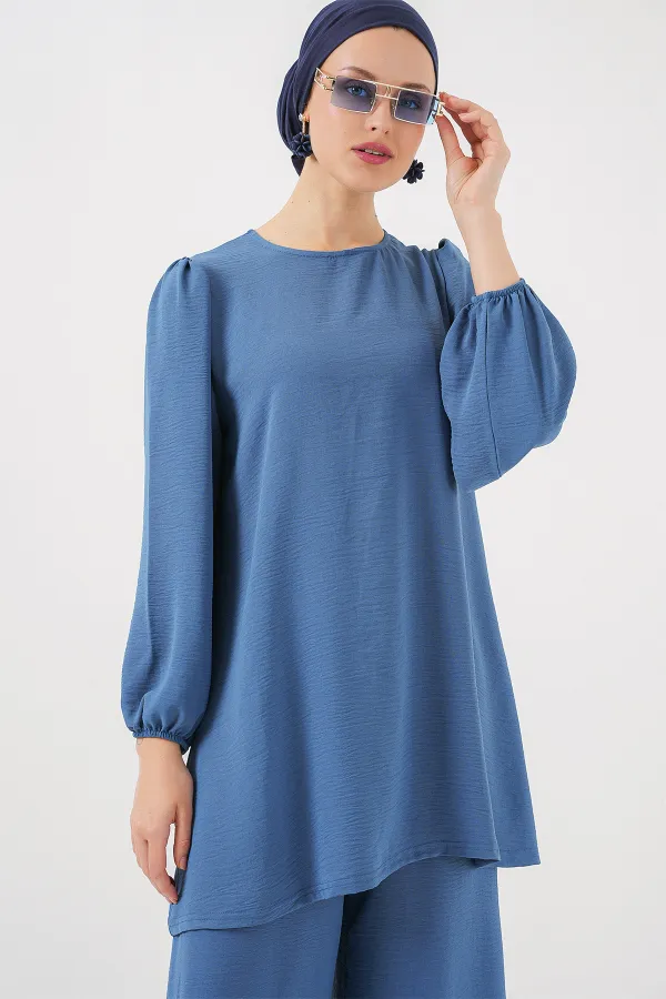 Ensemble tunique et pantalon Ayrobin 6712 - Indigo