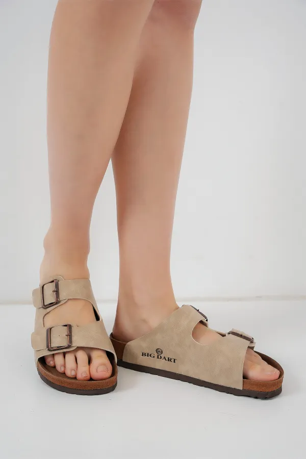 Unisex Orthopedic Slippers 010182 - Beige