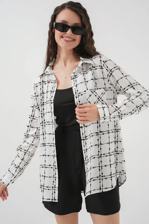 3639 TEK CEPLİ GÖMLEK - A.Beyaz