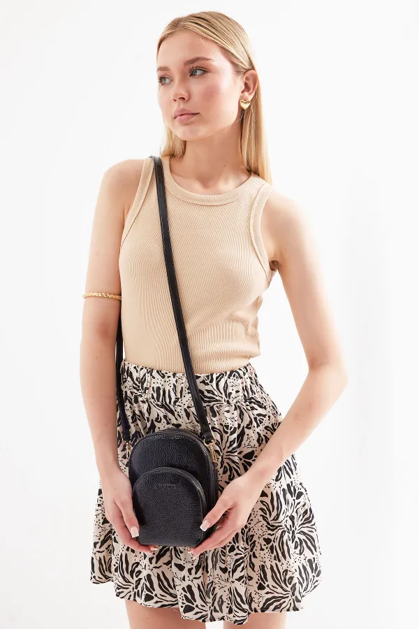 Sac bandoulière mini 010171 - Noir