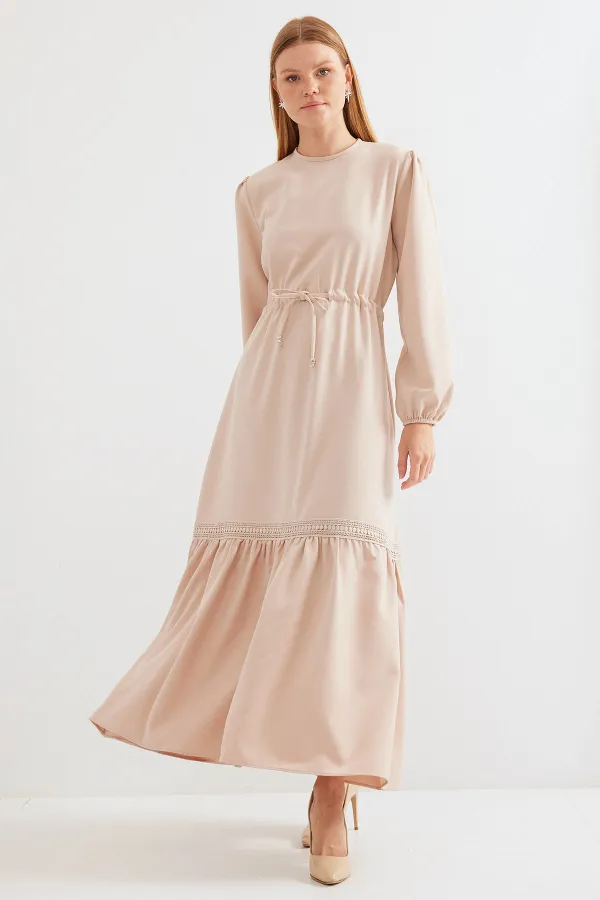 2483 Long Dress - Cream
