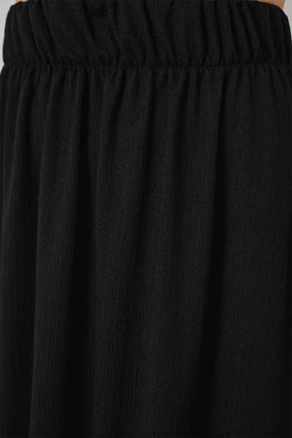 Jupe longue tricotée 1886 - Noire