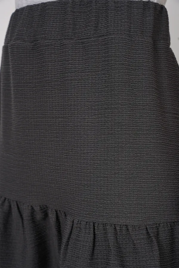 Jupe courte tricotée 1884 - Anthracite