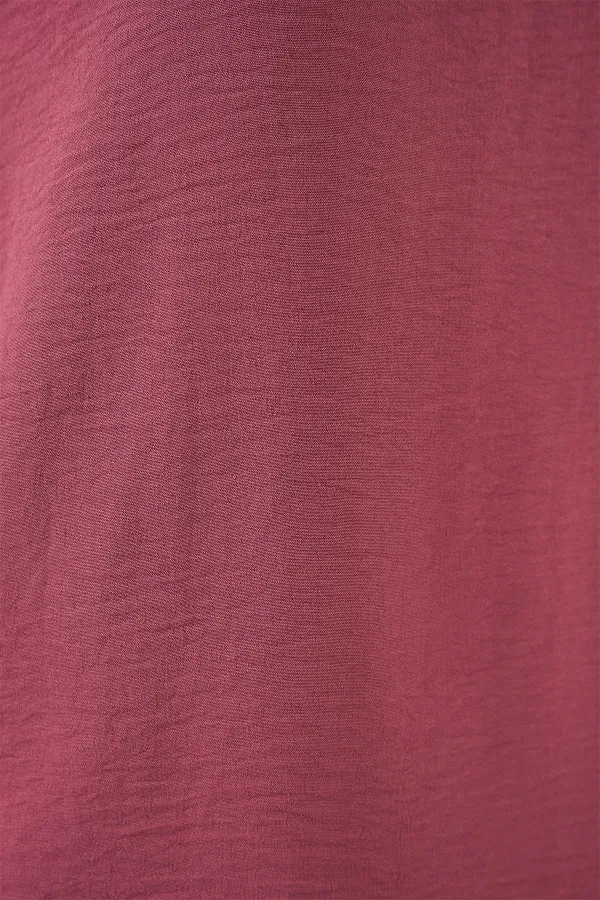 V Yaka Sıfır Kol Bluz 950 - D.Gül Kurusu