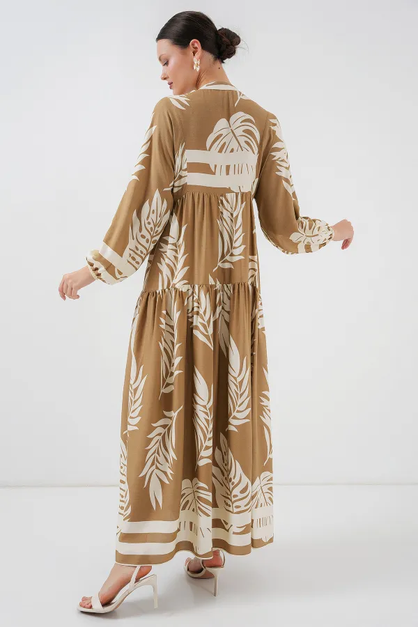 Robe hijab à motifs authentiques 2423 - F.Vizon