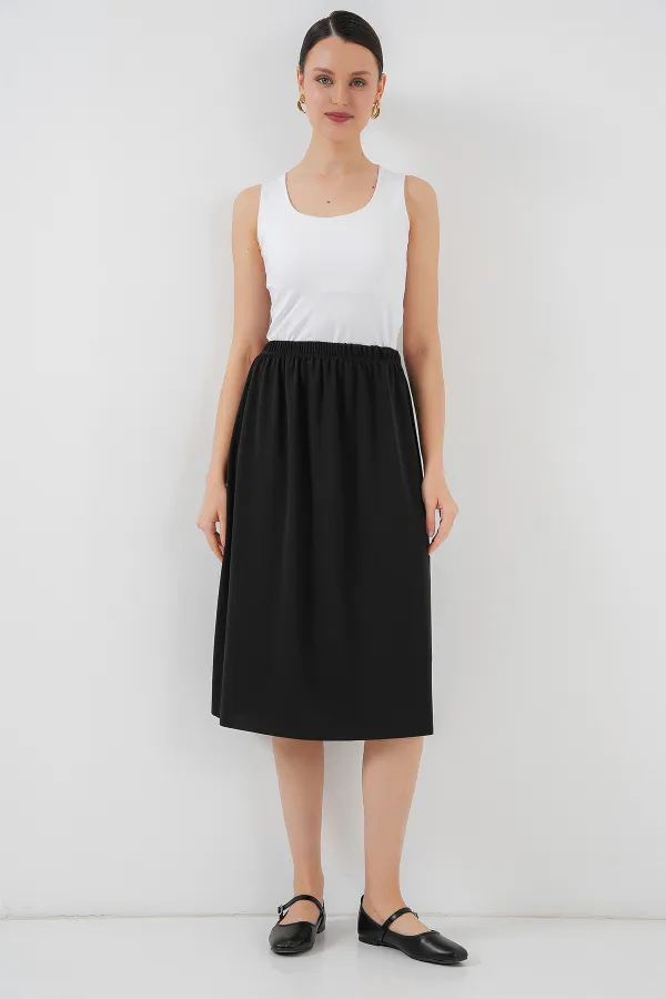 Jupon de doublure pour jupe longue 8039 - Noir