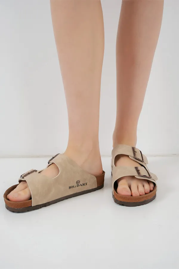 Unisex Orthopedic Slippers 010182 - Beige