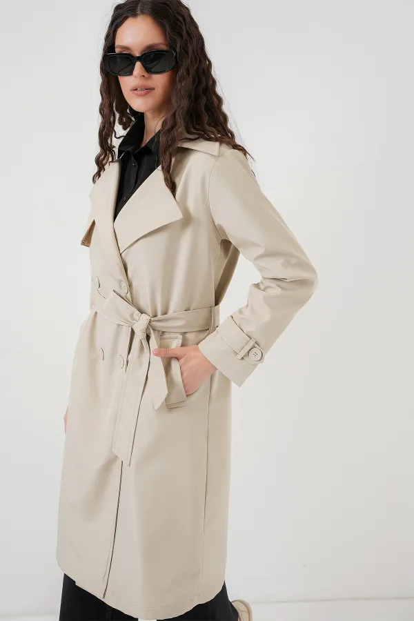 Trench-coat croisé 5918 - Beige