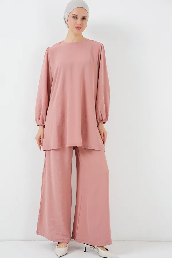 Ensemble tunique et pantalon Ayrobin 6712 - Saumon