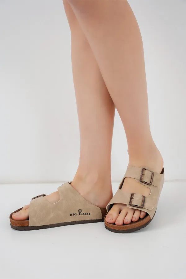 Unisex Orthopedic Slippers 010182 - Beige