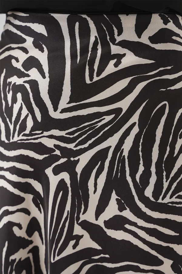 Jupe en satin 15806 - Beige clair