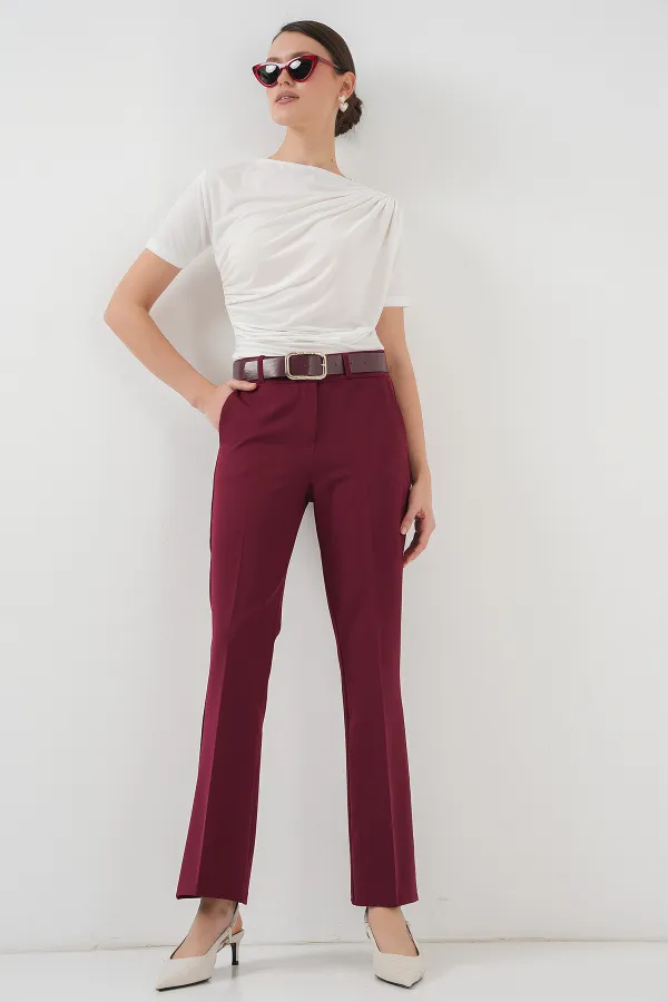 Büzgü Detaylı Kısa Kol Sandy Bluz 945 - Beyaz