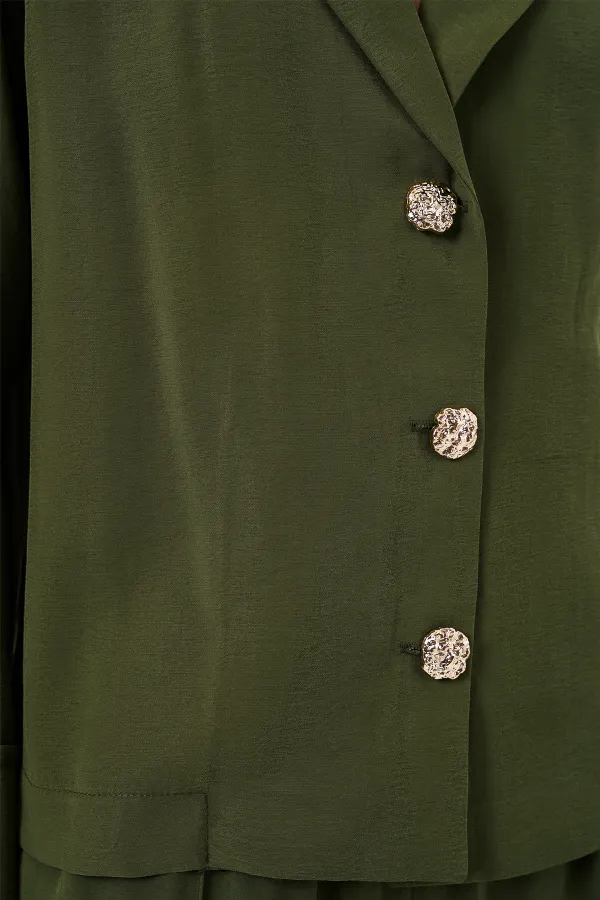 Women's Jacket and Trousers Two-Piece Set 30065 - Khaki