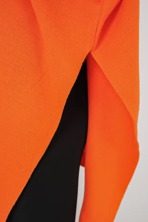 15783 Poncho fendu - Orange