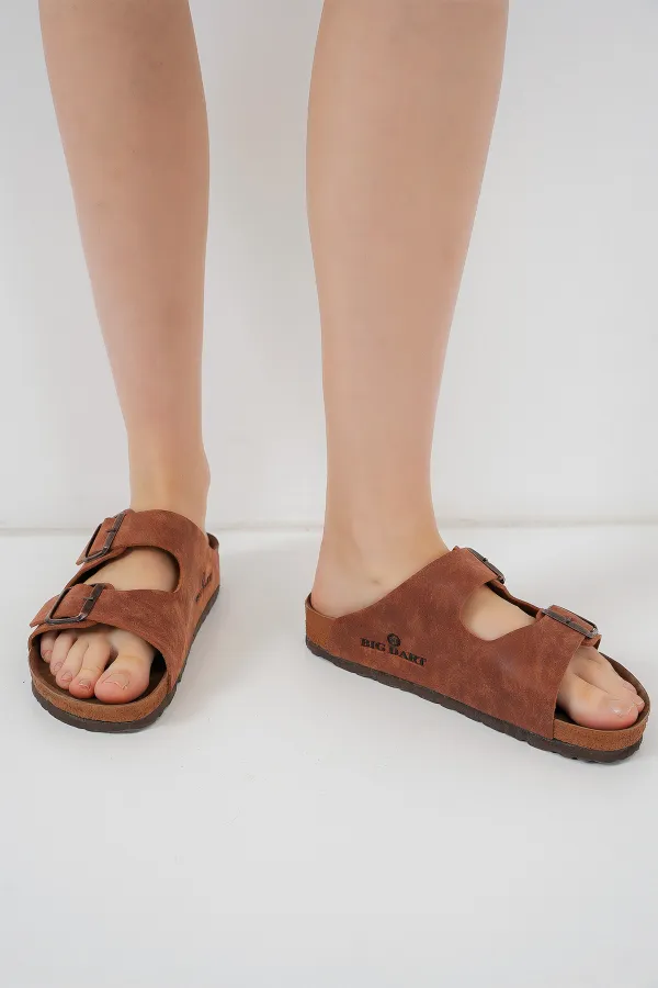 Unisex Ortopedik Terlik 010182 - Taba