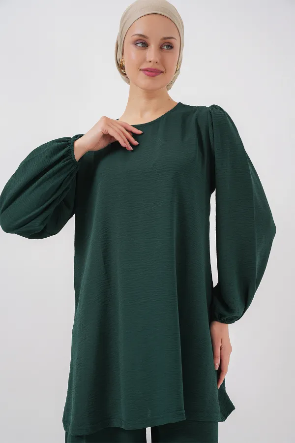 Ayrobin Tunic and Pants Set 6712 - Emerald Green
