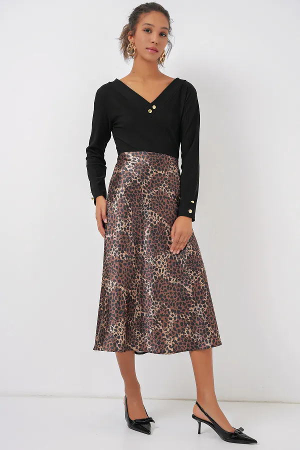 923 Uzun Kollu Body - Siyah