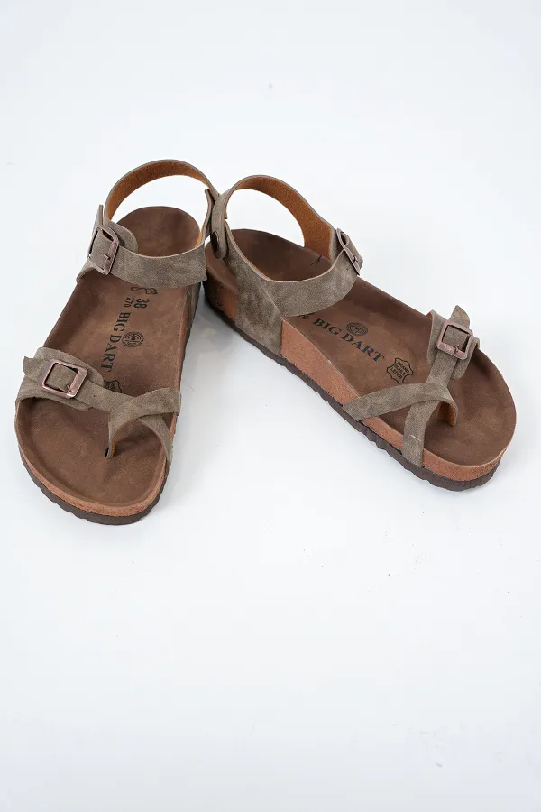 Kadın Ortopedik Terlik 010186 - Vizon